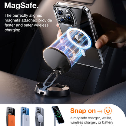 Capa MagSafe para Apple iPhone 15 Pro Max, Torras, Diamond, Transparente