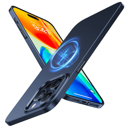 Capa MagSafe para Apple iPhone 15 Pro Max, Torras, OriginFit, Azul-marinho