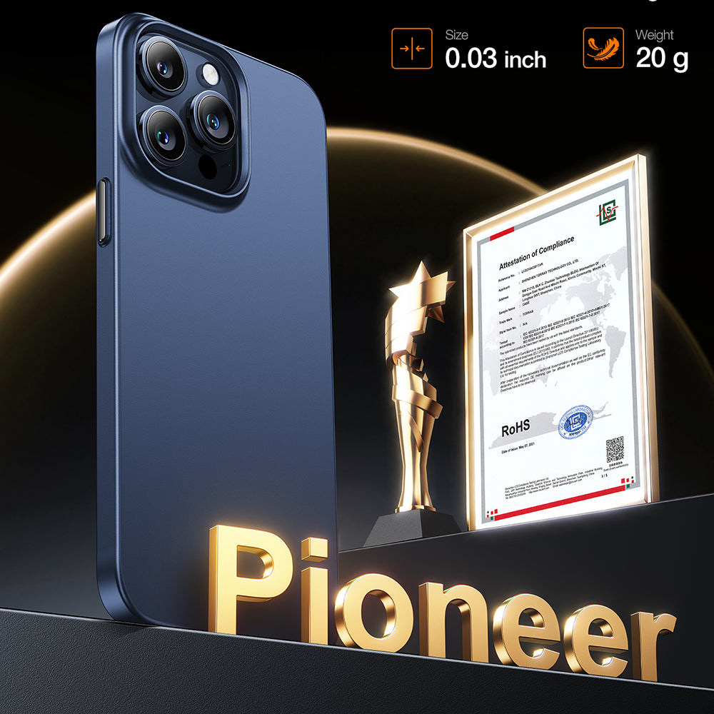 Capa MagSafe para Apple iPhone 15 Pro Max, Torras, OriginFit, Azul-marinho