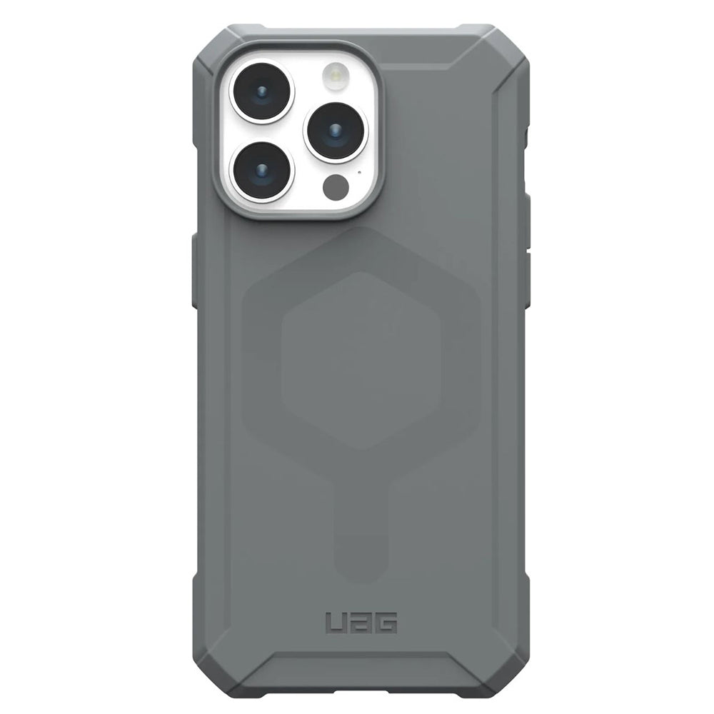 Capa MagSafe para Apple iPhone 15 Pro Max, Urban Armor Gear, Essential Armor, Prateada