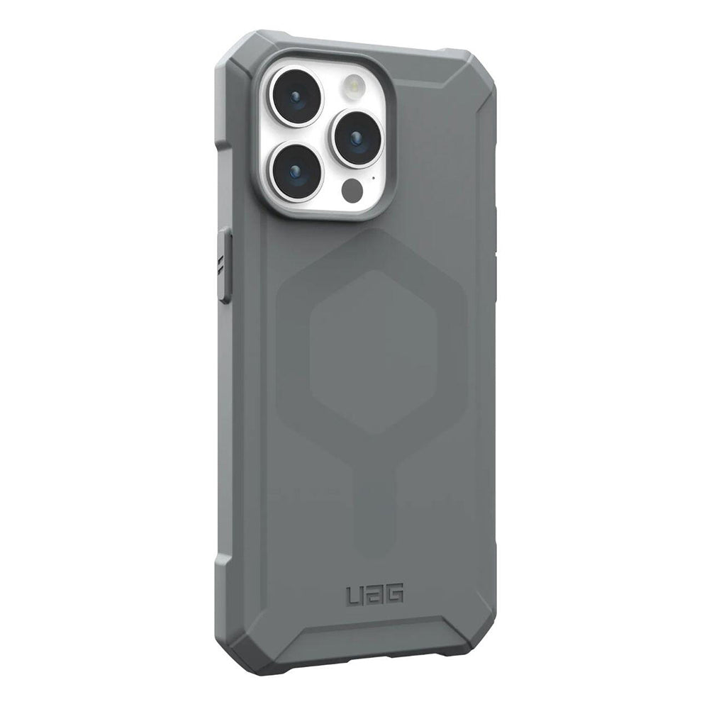 Capa MagSafe para Apple iPhone 15 Pro Max, Urban Armor Gear, Essential Armor, Prateada