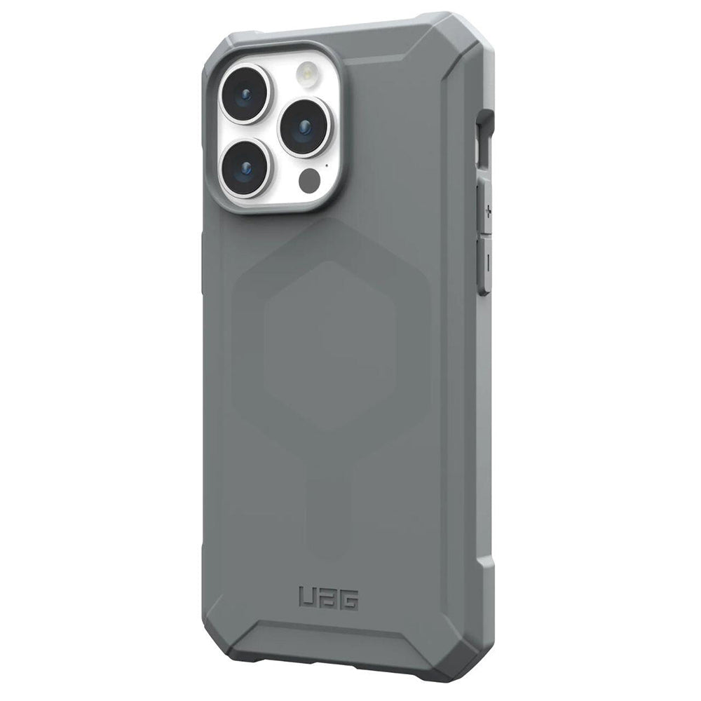 Capa MagSafe para Apple iPhone 15 Pro Max, Urban Armor Gear, Essential Armor, Prateada