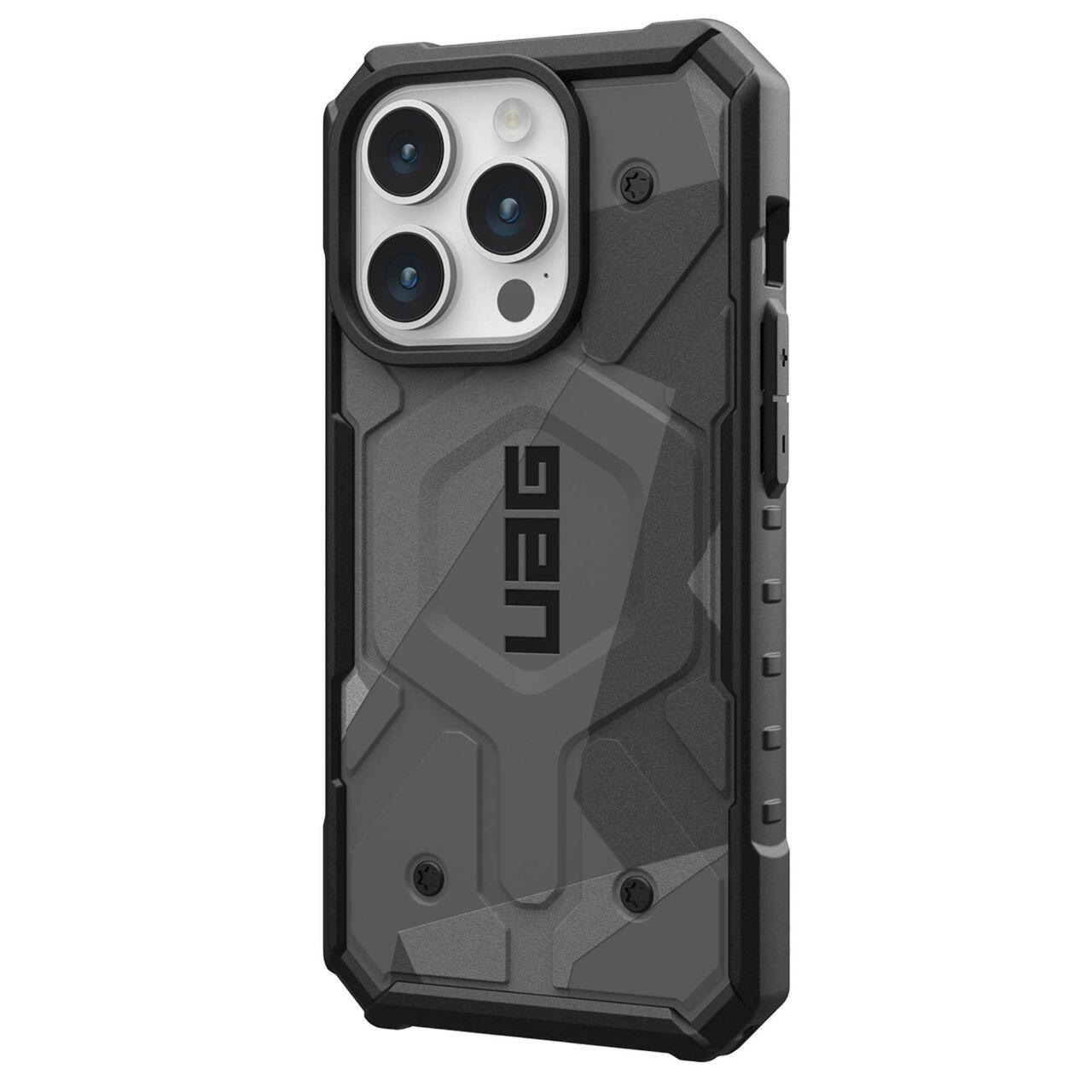 Capa MagSafe para Apple iPhone 15 Pro Max, Urban Armor Gear, Pathfinder SE Geo Camo, Camuflagem