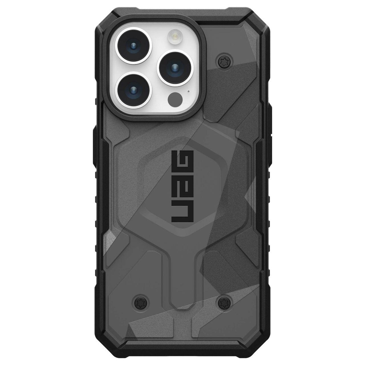 Capa MagSafe para Apple iPhone 15 Pro Max, Urban Armor Gear, Pathfinder SE Geo Camo, Camuflagem