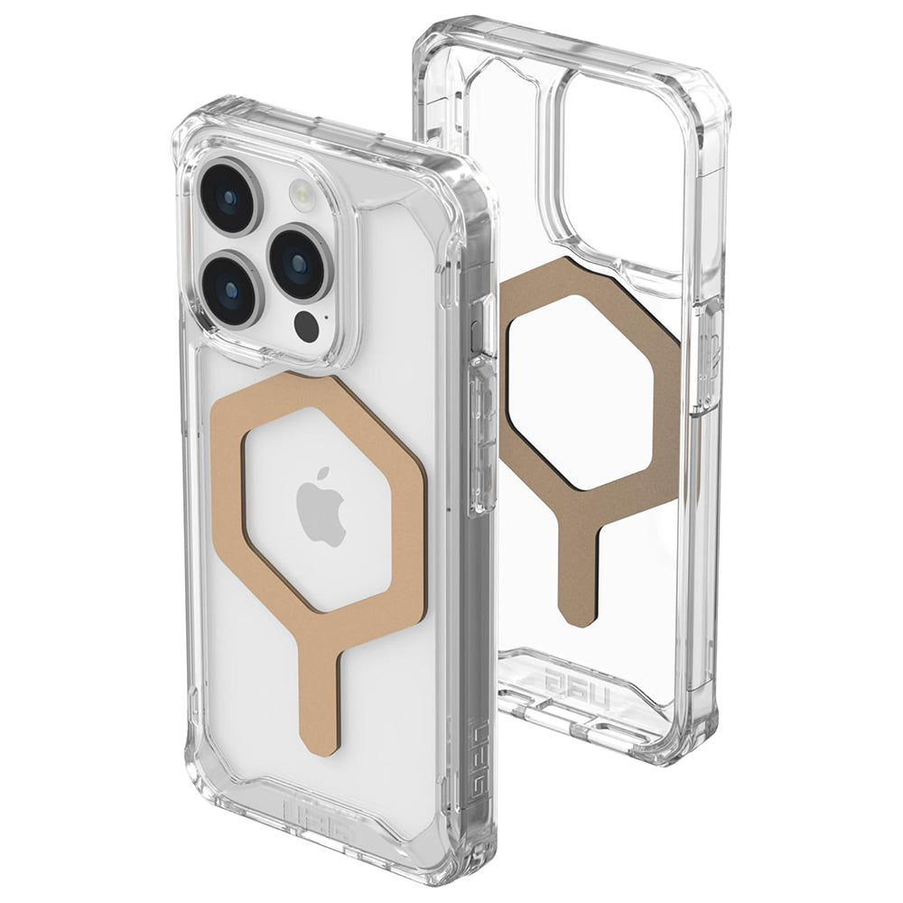 Capa MagSafe para Apple iPhone 15 Pro Max, Urban Armor Gear, Plyo, Dourada