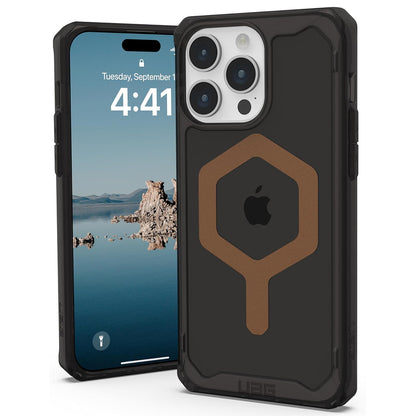 Capa MagSafe para Apple iPhone 15 Pro Max, Urban Armor Gear, Plyo, Castanha