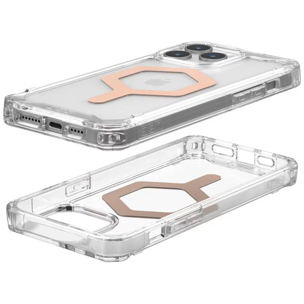 Capa MagSafe para Apple iPhone 15 Pro Max, Urban Armor Gear, Plyo, Rosa Dourado
