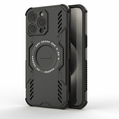 Capa MagSafe para Apple iPhone 15 Pro, Techsuit, ArmorMag, Preta