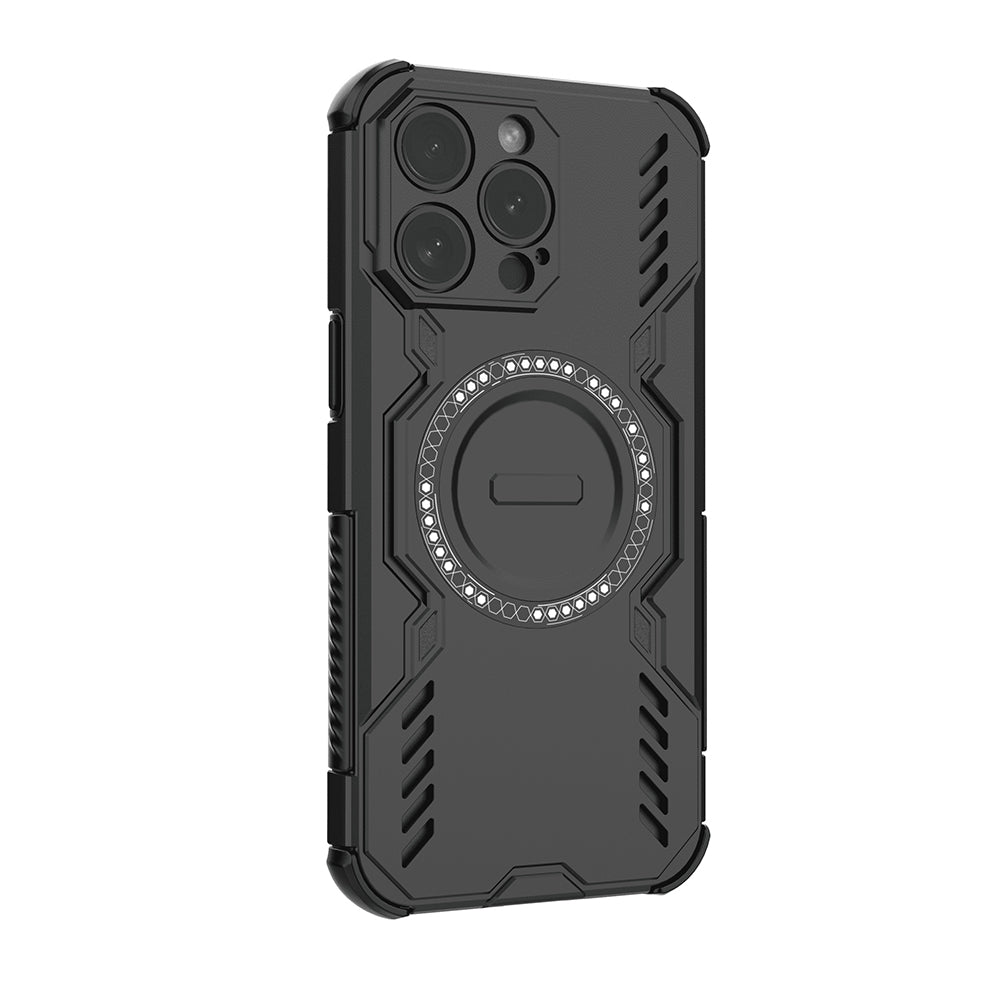 Capa MagSafe para Apple iPhone 15 Pro, Techsuit, ArmorMag, Preta