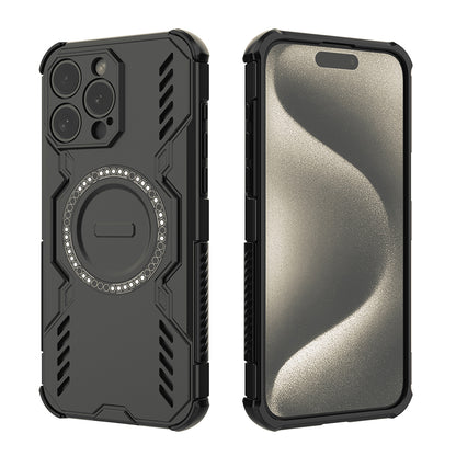 Capa MagSafe para Apple iPhone 15 Pro, Techsuit, ArmorMag, Preta