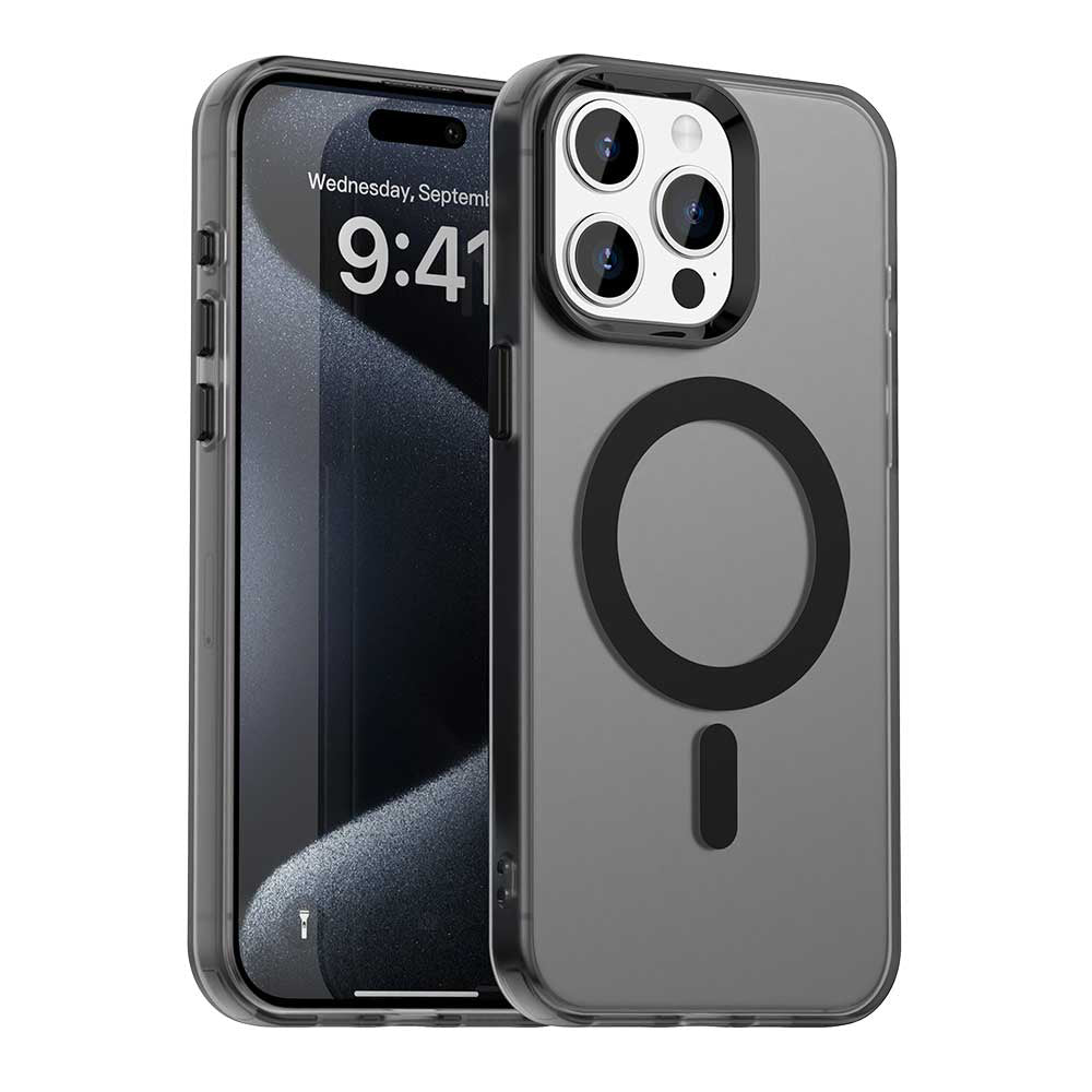 Capa MagSafe para Apple iPhone 15 Pro, Techsuit, CandyCase, Preta