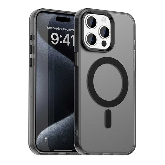 Capa MagSafe para Apple iPhone 15 Pro, Techsuit, CandyCase, Preta