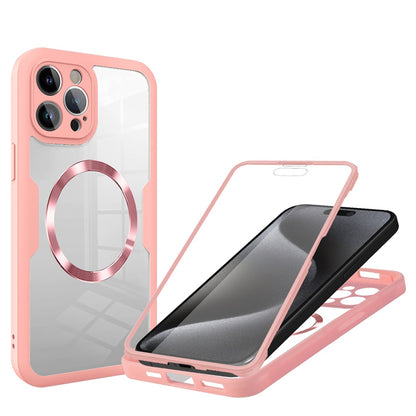 Capa MagSafe para Apple iPhone 15 Pro, Techsuit, ColorVerse 360, Rosa