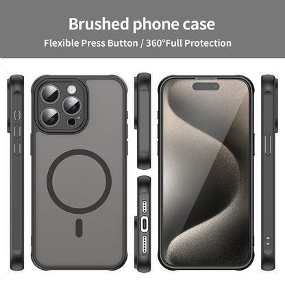 Capa MagSafe para Apple iPhone 15 Pro, Techsuit, HaloFrost II, Preta