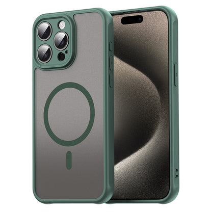 Capa MagSafe para Apple iPhone 15 Pro, Techsuit, HaloFrost II, Verde