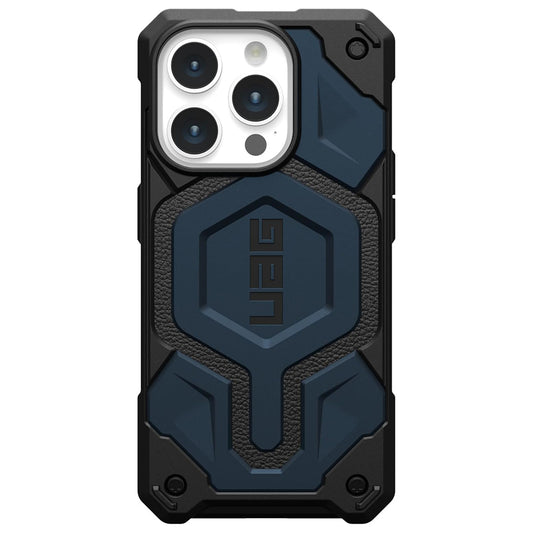 Capa MagSafe para Apple iPhone 15 Pro, Urban Armor Gear, Monarch Pro, Azul Marinho