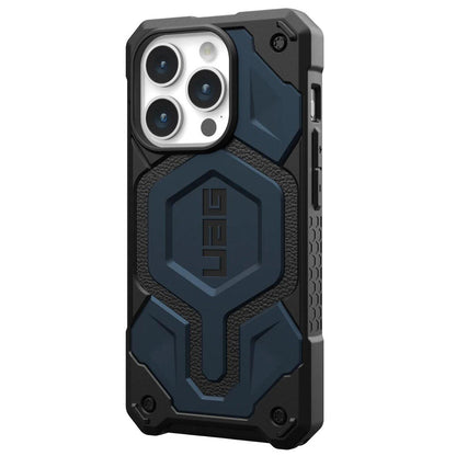 Capa MagSafe para Apple iPhone 15 Pro, Urban Armor Gear, Monarch Pro, Azul Marinho