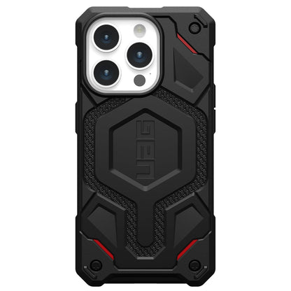Capa MagSafe para Apple iPhone 15 Pro, Urban Armor Gear, Monarch Pro Kevlar, Preta