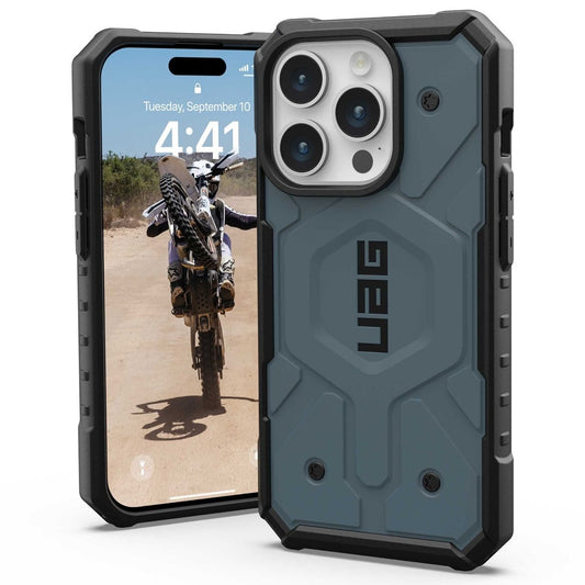 Capa MagSafe para Apple iPhone 15 Pro, Urban Armor Gear, Pathfinder, Azul
