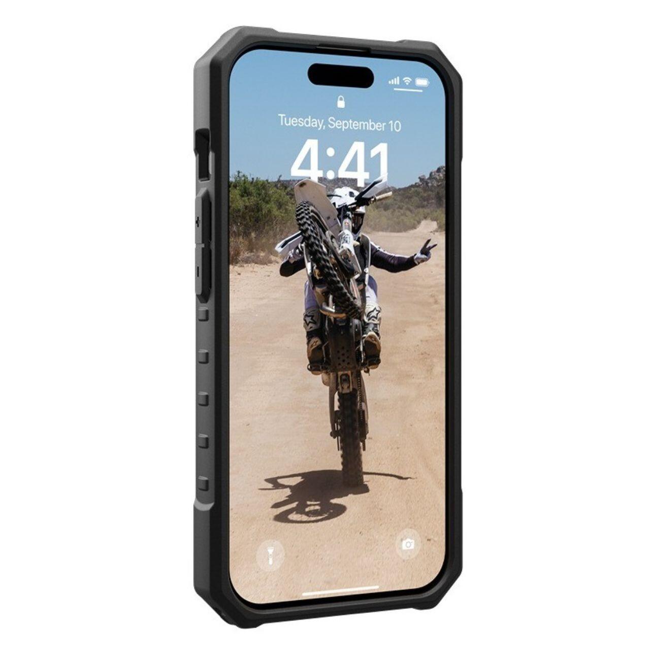 Capa MagSafe para Apple iPhone 15 Pro, Urban Armor Gear, Pathfinder, Cinzento
