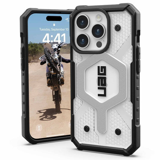 Capa MagSafe para Apple iPhone 15 Pro, Urban Armor Gear, Pathfinder, Transparente