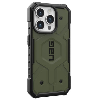 Capa MagSafe para Apple iPhone 15 Pro, Urban Armor Gear, Pathfinder, Verde