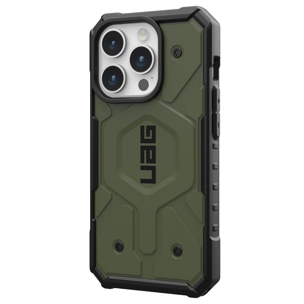 Capa MagSafe para Apple iPhone 15 Pro, Urban Armor Gear, Pathfinder, Verde