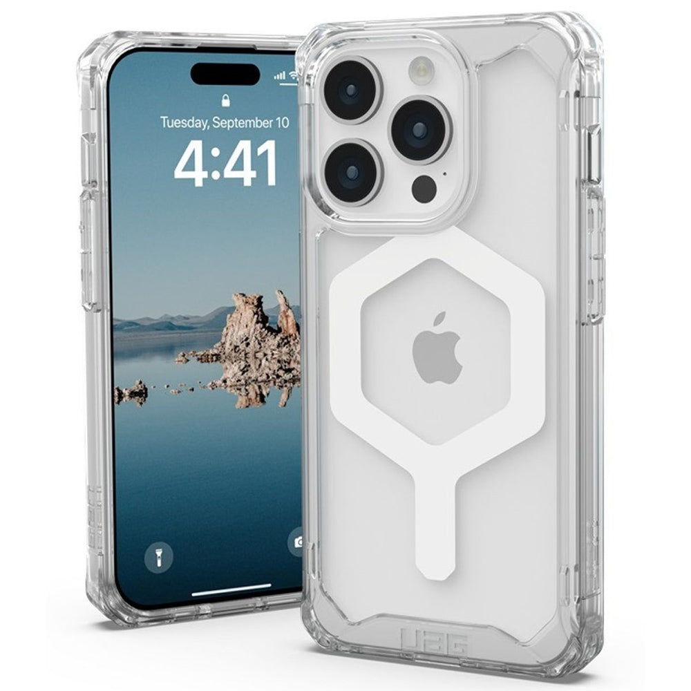Capa MagSafe para Apple iPhone 15 Pro, Urban Armor Gear, Plyo, Branca