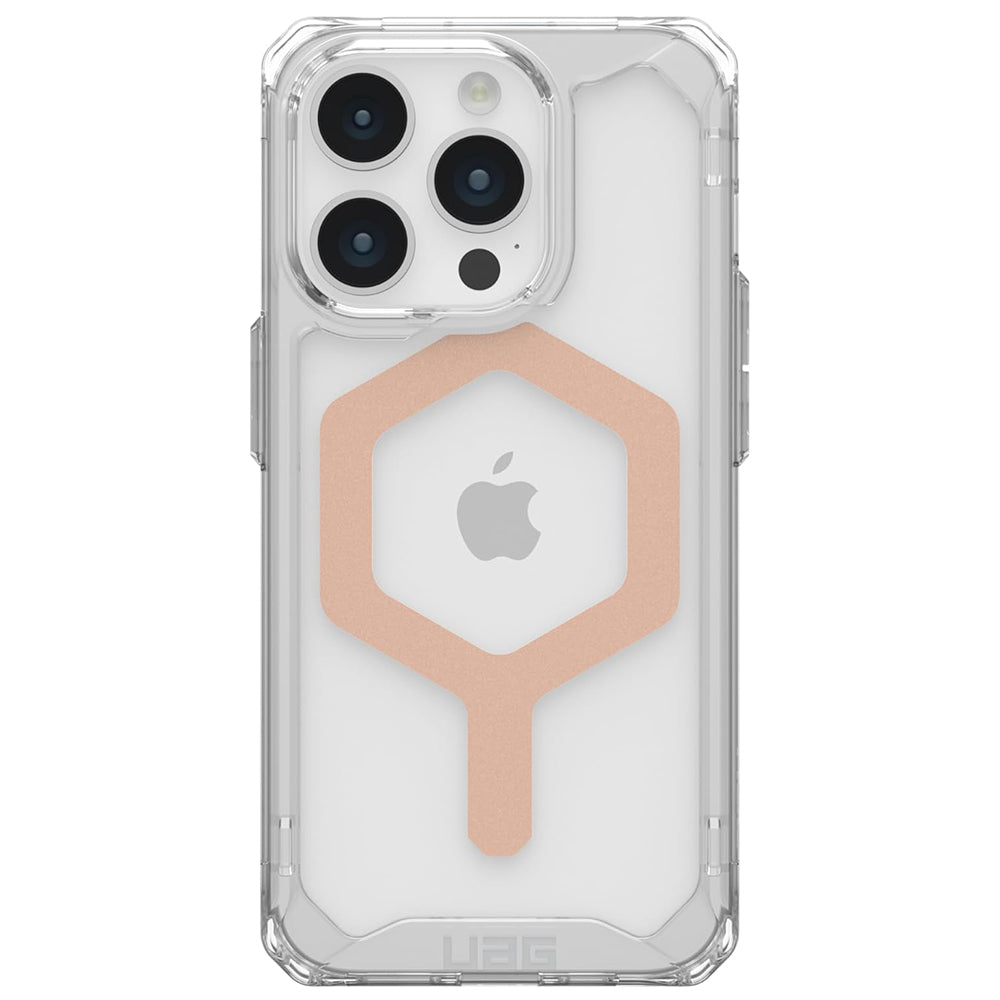Capa MagSafe para Apple iPhone 15 Pro, Urban Armor Gear, Plyo, Rosa Dourado