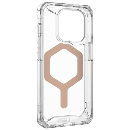 Capa MagSafe para Apple iPhone 15 Pro, Urban Armor Gear, Plyo, Rosa Dourado
