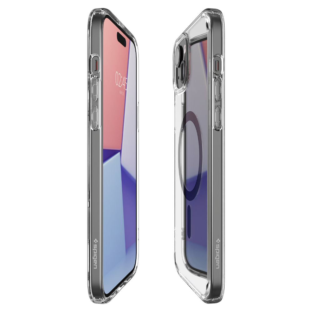 Capa MagSafe para Apple iPhone 15, Spigen, Ultra Hybrid, Preta ACS06803