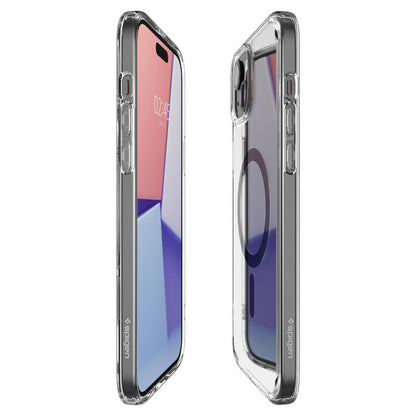 Capa MagSafe para Apple iPhone 15, Spigen, Ultra Hybrid, Preta ACS06803