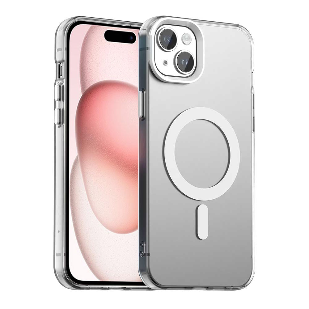 Capa MagSafe para Apple iPhone 15, Techsuit, CandyCase, Branca