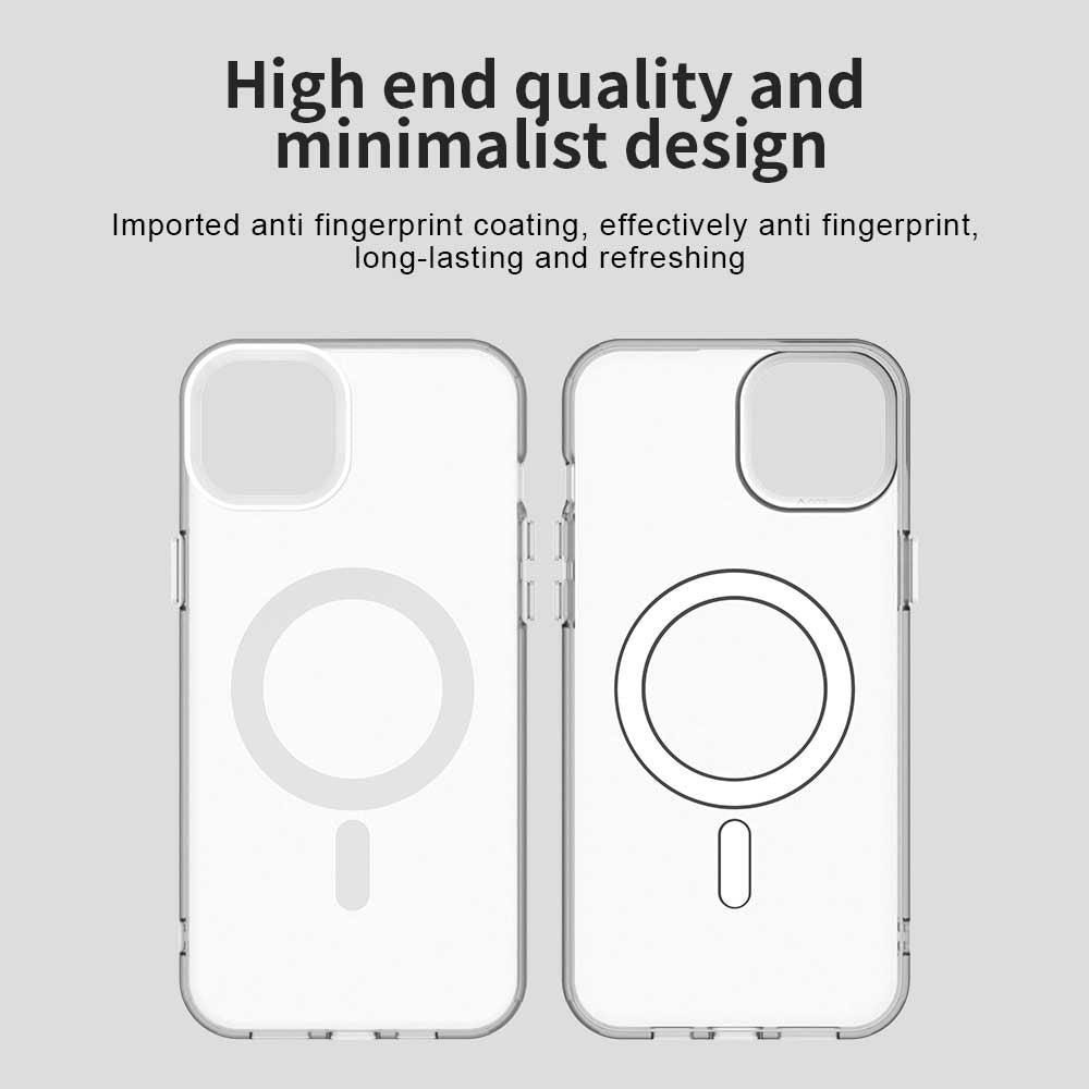 Capa MagSafe para Apple iPhone 15, Techsuit, CandyCase, Branca