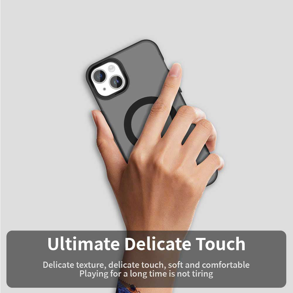 Capa MagSafe para Apple iPhone 15, Techsuit, CandyCase, Preta
