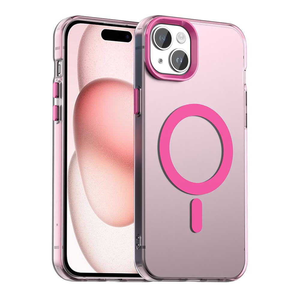 Capa MagSafe para Apple iPhone 15, Techsuit, CandyCase, Rosa