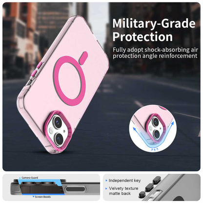 Capa MagSafe para Apple iPhone 15, Techsuit, CandyCase, Rosa