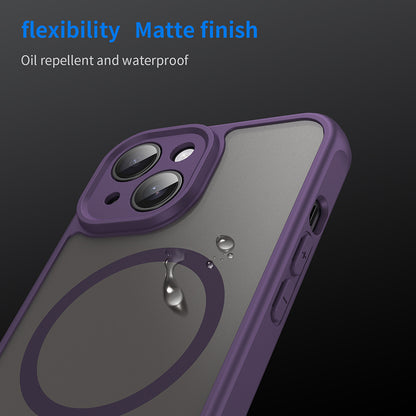 Capa MagSafe para Apple iPhone 15, Techsuit, HaloFrost II, Roxo