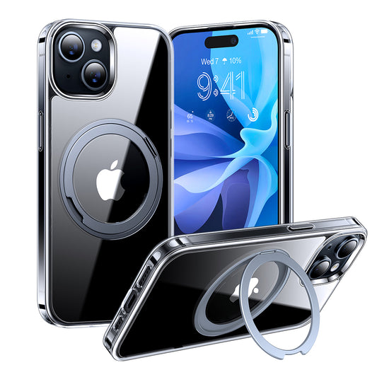 Capa MagSafe para Apple iPhone 15, Torras, Ostand Pro, Transparente