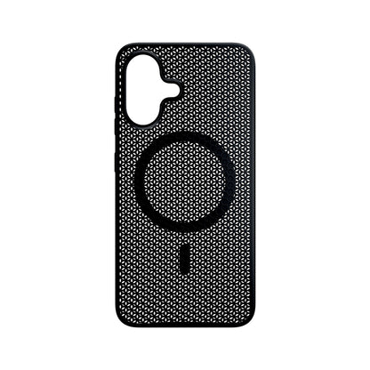 Capa MagSafe para Apple iPhone 16, 3MK, COOLing, Preta