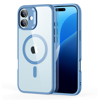 Capa MagSafe para Apple iPhone 16, ESR, Classic Hybrid, Azul Transparente