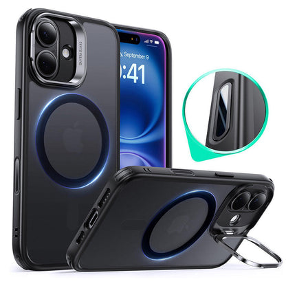 Capa MagSafe para Apple iPhone 16, ESR, Classic Hybrid Kickstand Slide, Preta Fosca