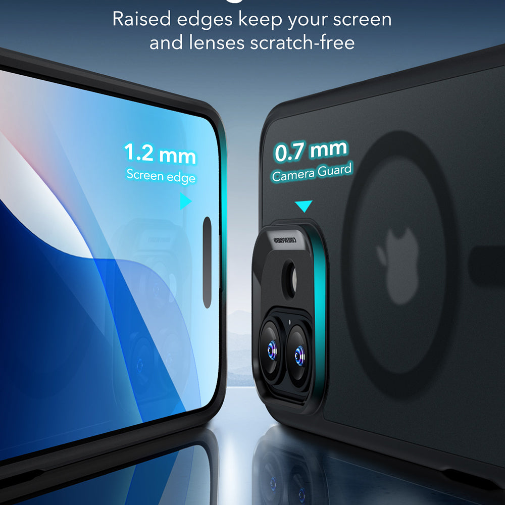 Capa MagSafe para Apple iPhone 16, ESR, Classic Hybrid, Preta Fosca