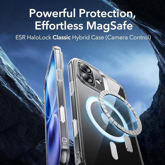 Capa MagSafe para Apple iPhone 16, ESR, Classic Hybrid Slide, Transparente