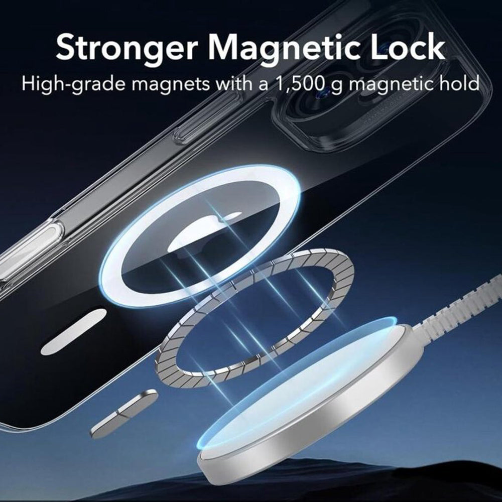 Capa MagSafe para Apple iPhone 16, ESR, Classic Hybrid Slide, Transparente