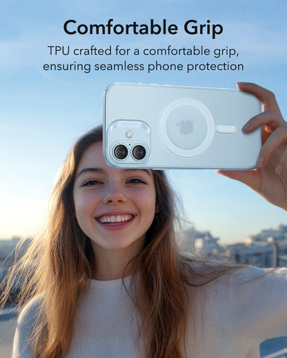 Capa MagSafe para Apple iPhone 16, ESR, Zero, Azul Acetinado