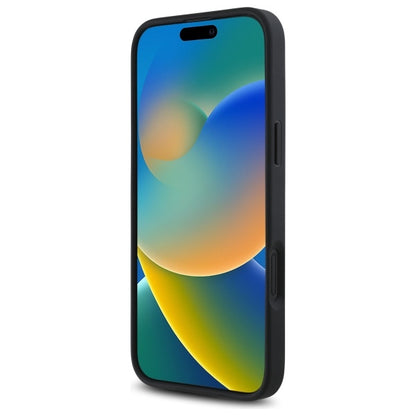 Capa MagSafe para Apple iPhone 16, Guess, Estampa de Flores 4G, Preta