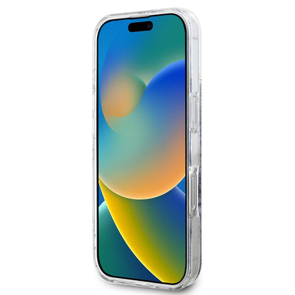 Capa MagSafe para Apple iPhone 16, Guess, IML 4G, Preta