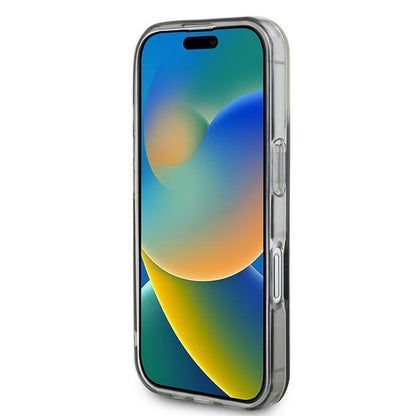 Capa MagSafe para Apple iPhone 16, Guess, IML Flowers Wreath, Preta