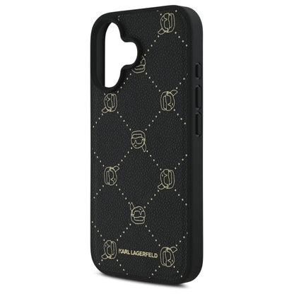 Capa MagSafe para Apple iPhone 16, Karl Lagerfeld, Karl's Head, Preta